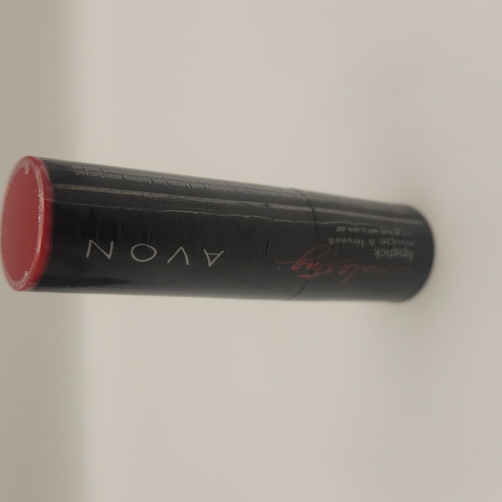Avon Extra Lasting Lipstick In Endless  Red New Sealed Discontinued